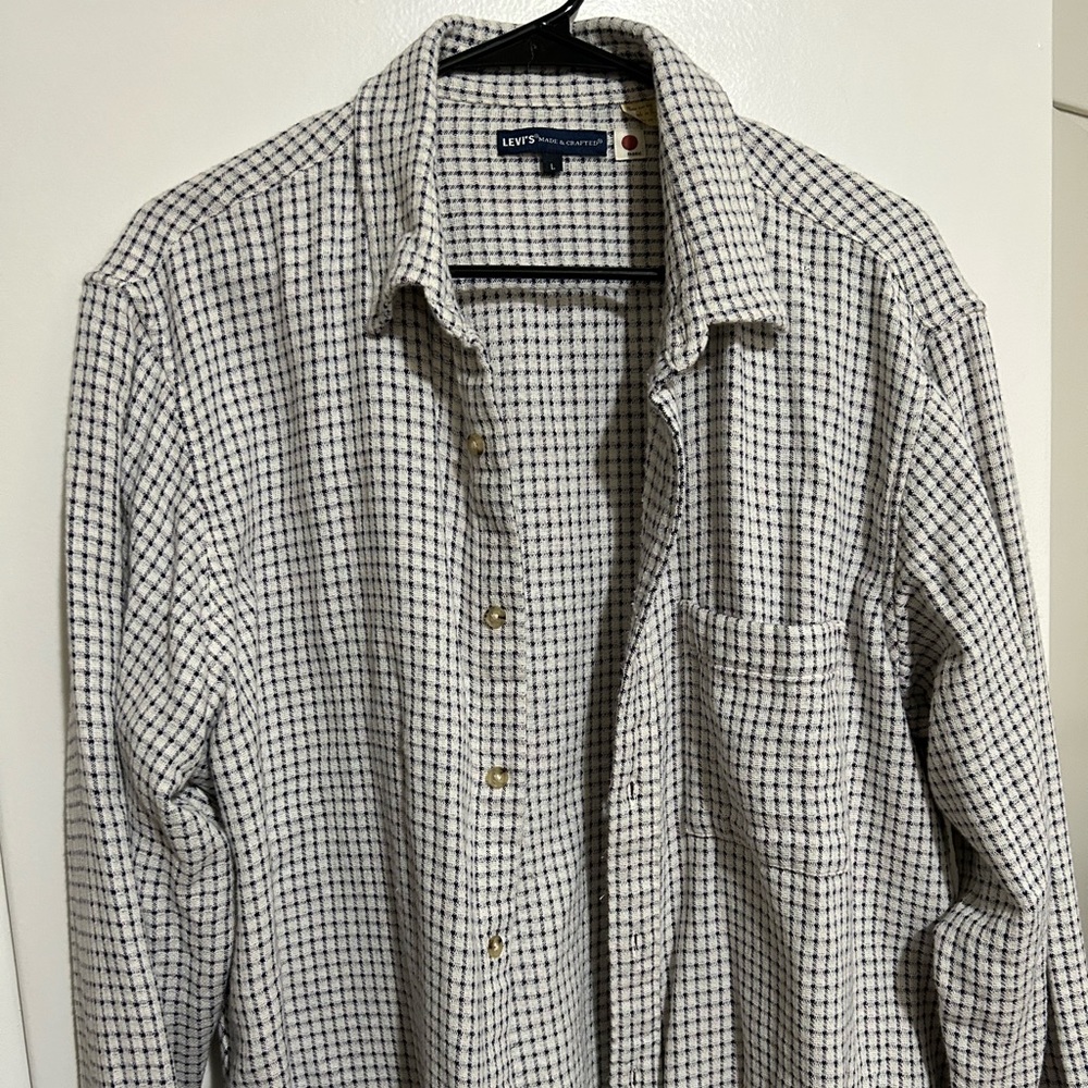 Levi’s Made & Crafted Japan Flannel Shirt, White